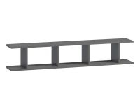 Полка Брилл 134x24 Графитовый