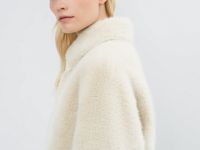 Короткая шуба из искусственного меха, Бежевый