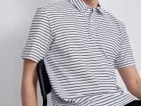 Поло с коротким рукавом в полоску