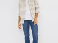 Базовые прямые джинсы, Синий