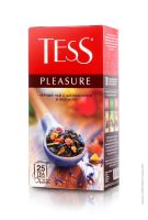 Чай черный ароматизированный Tess Pleasure в пирамидках, 25 шт.