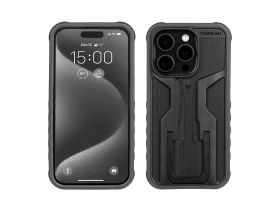 Чехол и кронштейн для мобильного телефона Topeak RideCase для iPhone 15 Pro (черный)