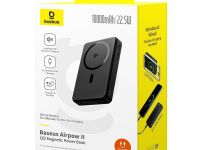 Внешний аккумулятор Baseus Airpow II Qi2 Magnetic 10000mAh 22.5W (черный) (P10080000123-00)