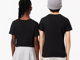Детская футболка Lacoste из хлопка