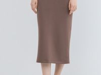 Прямая юбка, Коричневый