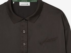 Женская рубашка Lacoste оверсайз
