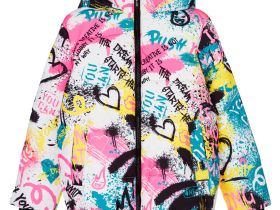 Куртка текстильная с полиуретановым покрытием для девочек