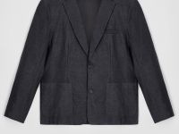 Пиджак однобортный с карманами