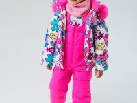 Комплект трикотажный для девочек: шапка, снуд