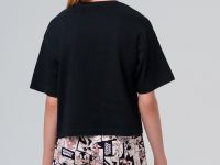 Комплект трикотажный для девочек: фуфайка (футболка), шорты