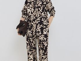 Рубашка изо льна с вискозой, Коричневый