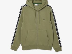 Мужская толстовка Lacoste стандартного кроя из хлопка на молнии