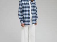 Рубашка из хлопковой фланели в клетку