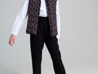 Жилет текстильный с полиуретановым покрытием для девочек