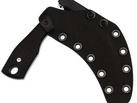 Нож Barmaley Knives Grim Серп серрейтор, сталь Aus-10 Co, рукоять G-10 черная