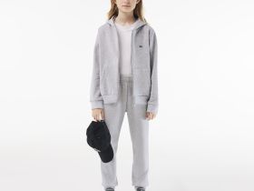 Детские флисовые спортивные брюки Lacoste