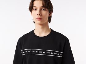 Мужская хлопковая футболка Lacoste