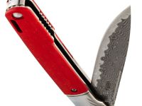 Складной нож Viking Nordway K633-3, сталь дамаск, рукоять G10, оранжевый