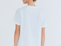 Футболка с цветочным принтом, Белый