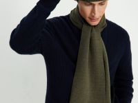 Шапка-бини с добавлением шерсти