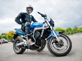 Урок езды на мотоцикле