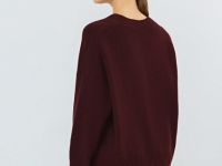 Джемпер из мягкой пряжи с шерстью, Фиолетовый