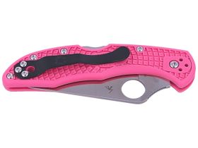 Складной нож Spyderco Delica 4 сталь S30V, рукоять Pink FRN