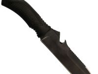 Нож для выживания Шторм, сталь У8 с антибликовым покрытием, рукоять эластрон