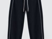 Спортивные брюки с контрастной отделкой