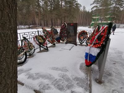 Воинское захоронение №486. Могила лейтенанта Белоглазкина Н.П.