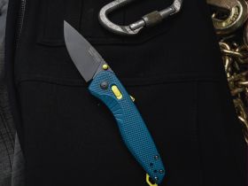 Полуавтоматический складной нож Aegis Mk3 Indigo-Acid, сталь D2, рукоять GRN