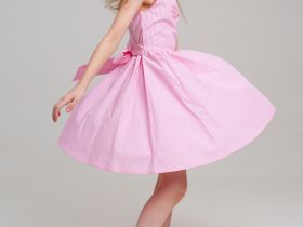 Платье текстильное для девочек