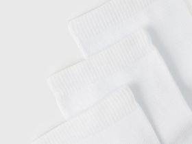Базовые носки, 3 пары, Белый