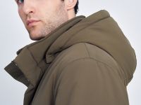 Куртка прямого силуэта с воротником-стойкой