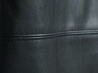 Прямые брюки из искусственной кожи, Черный