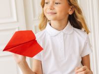 Футболка поло для девочки