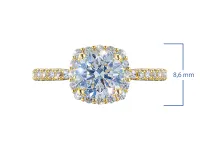 Кольцо из желтого золота э0312кц08191300