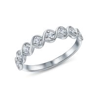 Серебряное кольцо с фианитами