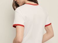 Футболка slim fit из хлопкового джерси