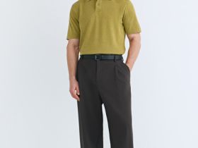 Поло из хлопка с эффектом стирки, Зеленый