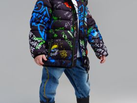 Куртка текстильная с полиуретановым покрытием для мальчиков