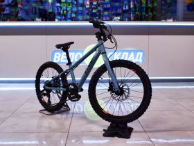 Детский велосипед Cube Acid 200 Disc, год 2025, цвет Фиолетовый-Голубой