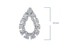 Классическая подвеска из серебра э0612пд08188200_white