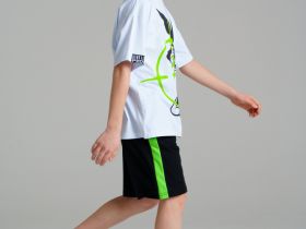 Комплект трикотажный для мальчиков: фуфайка (футболка), шорты