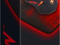 Игровой комплект Redragon M601BA проводная мышь+ коврик (черный/красный)