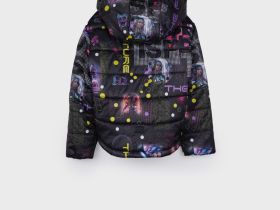 Куртка текстильная с полиуретановым покрытием для девочек