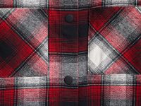 Рубашка в клетку для девочек, Фиолетовый