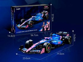 C64012W Конструктор Гоночный болид BWT Alpine Formula One Team A525 1:8