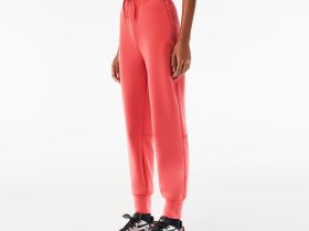 Женские спортивные брюки Lacoste из хлопка