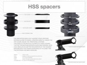 Рулевая колонка Deda IN-5 1-1/8"- 1.5" интегрированная gnn2 (подшипник из хромированной стали карбоновая крышка)